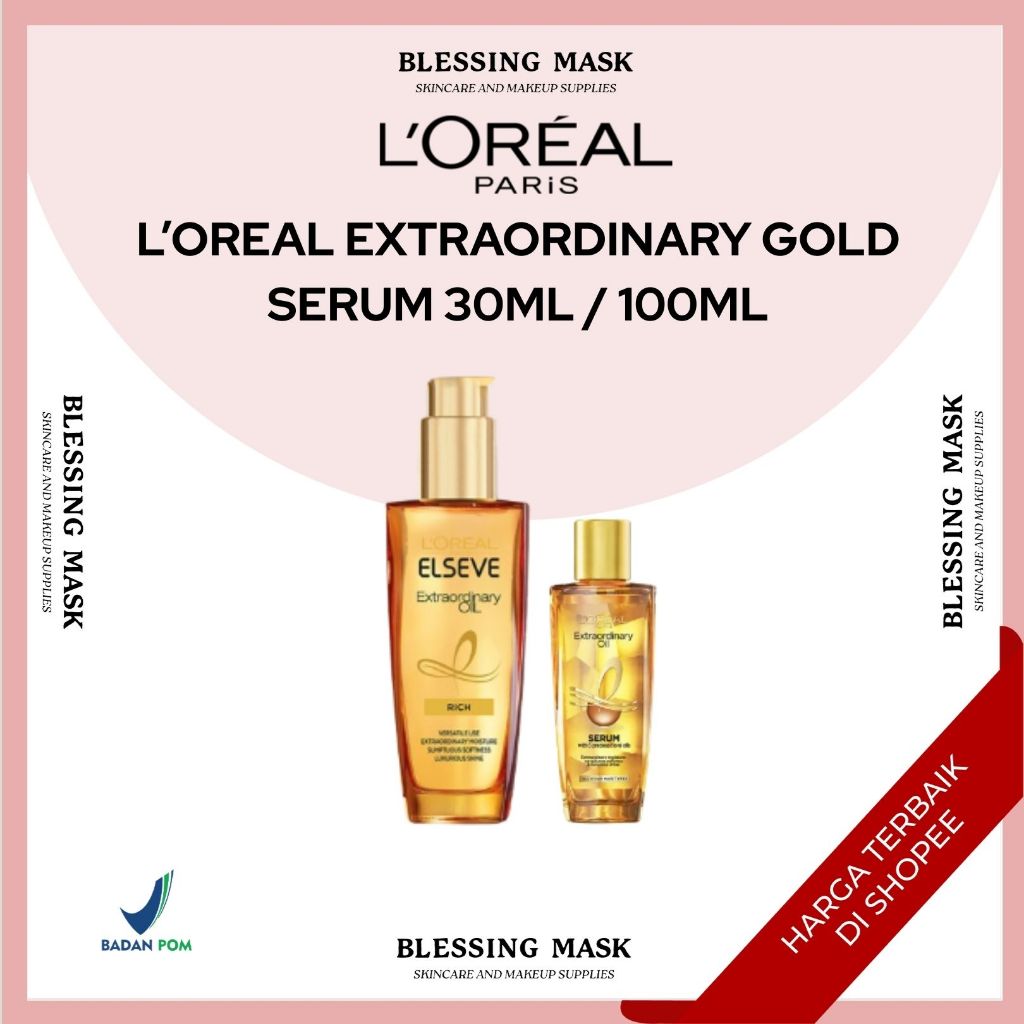 L'Oreal Paris Elseve Extraordinary Oil Rich | Rose | Lavender | Eclat Imperial | Jasmine | Hair Trea