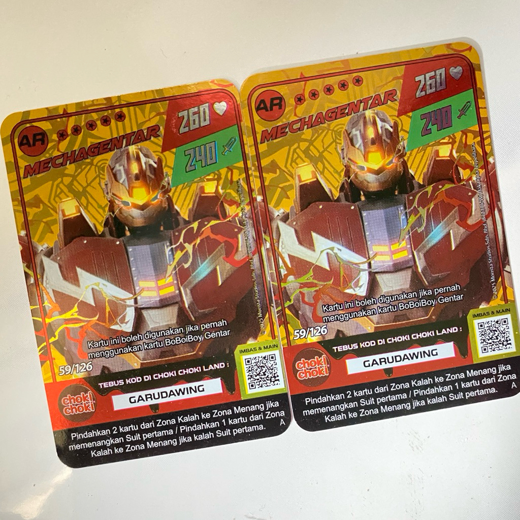 Monsta Galaxy Card Boboiboy Kartu Emas AR || Mechagentar59