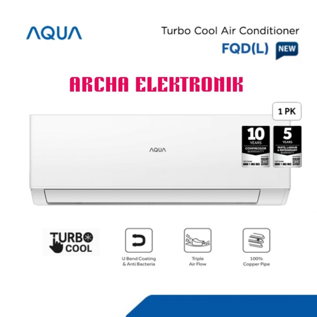 AC AQUA STANDAR 1 PK AQA-KCR9FQAL/FQAL BERGARANSI RESMI