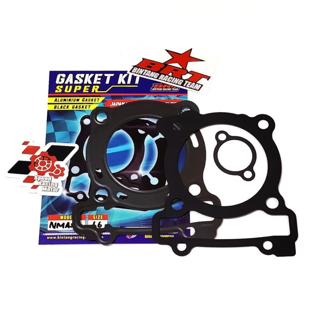 PAKING BRT GASKET BLOK HEAD NMAX AEROX LEXI 66 mm PACKING ATAS BAWAH GASKET BRT ALL NEW NMAX ALL NEW