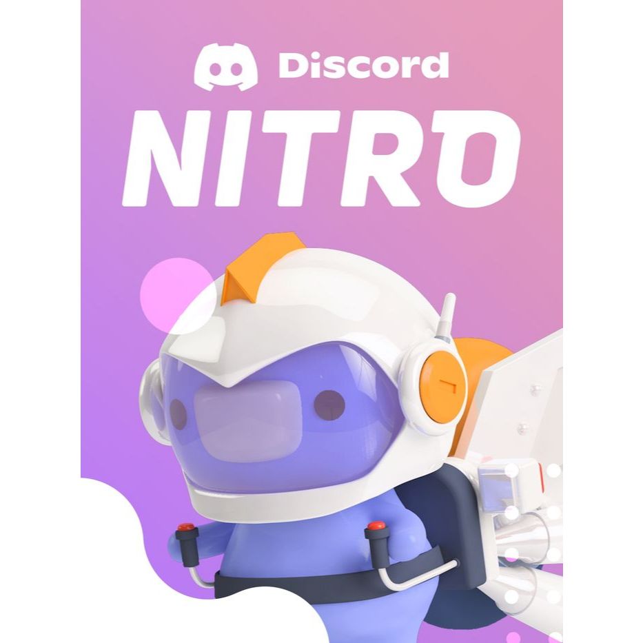 Discord Nitro - 3 Month TRIAL Subscription Key GLOBAL + 2 BOOST SERVER FULL GARANSI DC