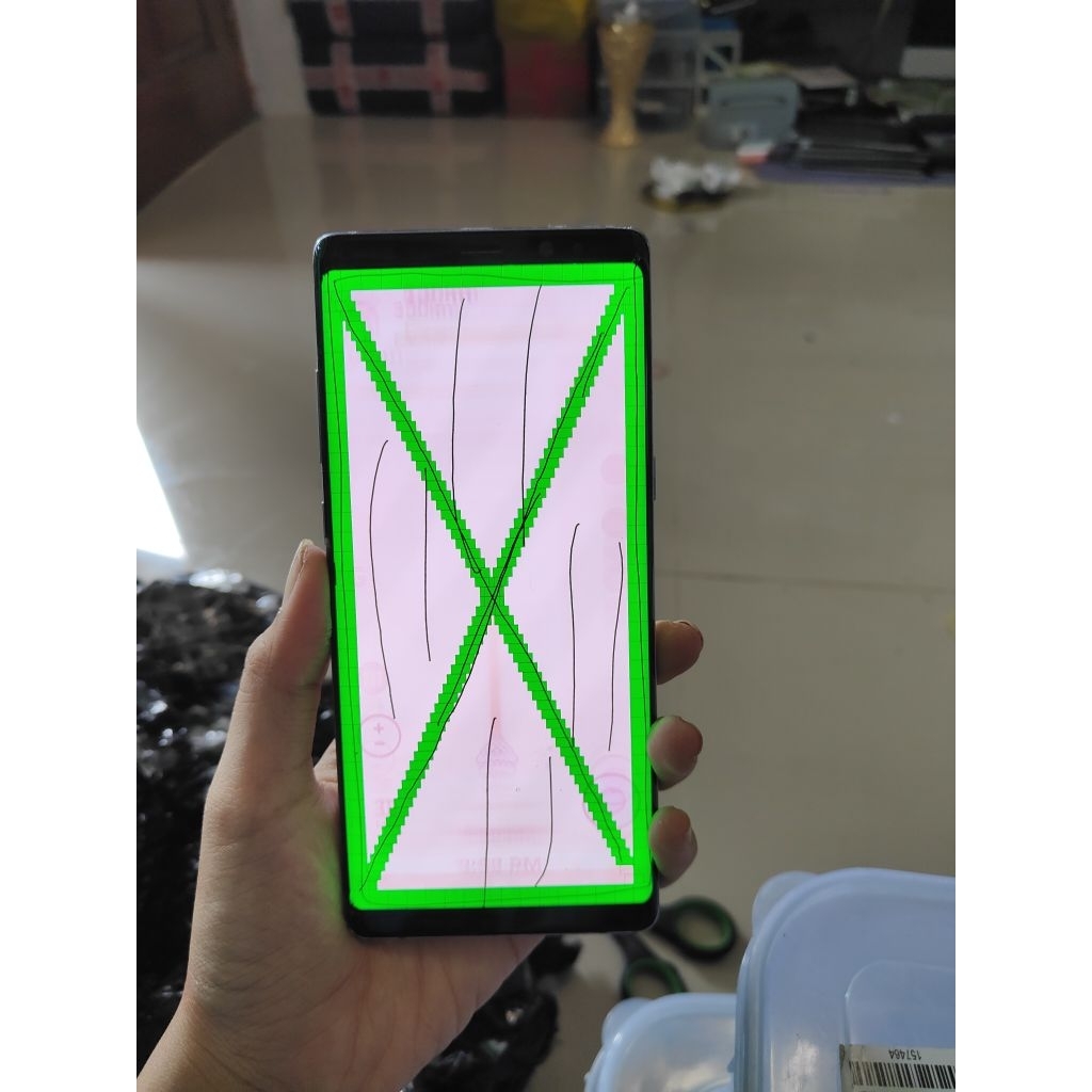 LCD Samsung Note 8 original copotan+frame  100%