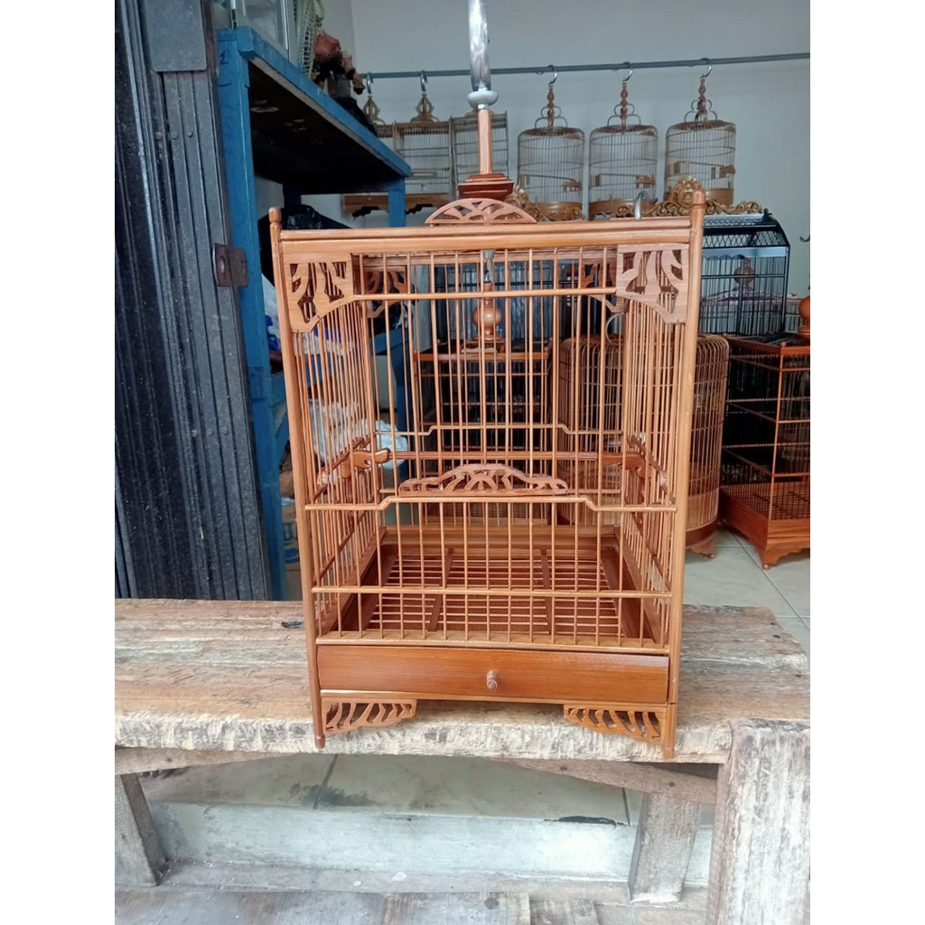 SANGKAR BURUNG KECIL/BURCIL CUNGKOK KOTAK