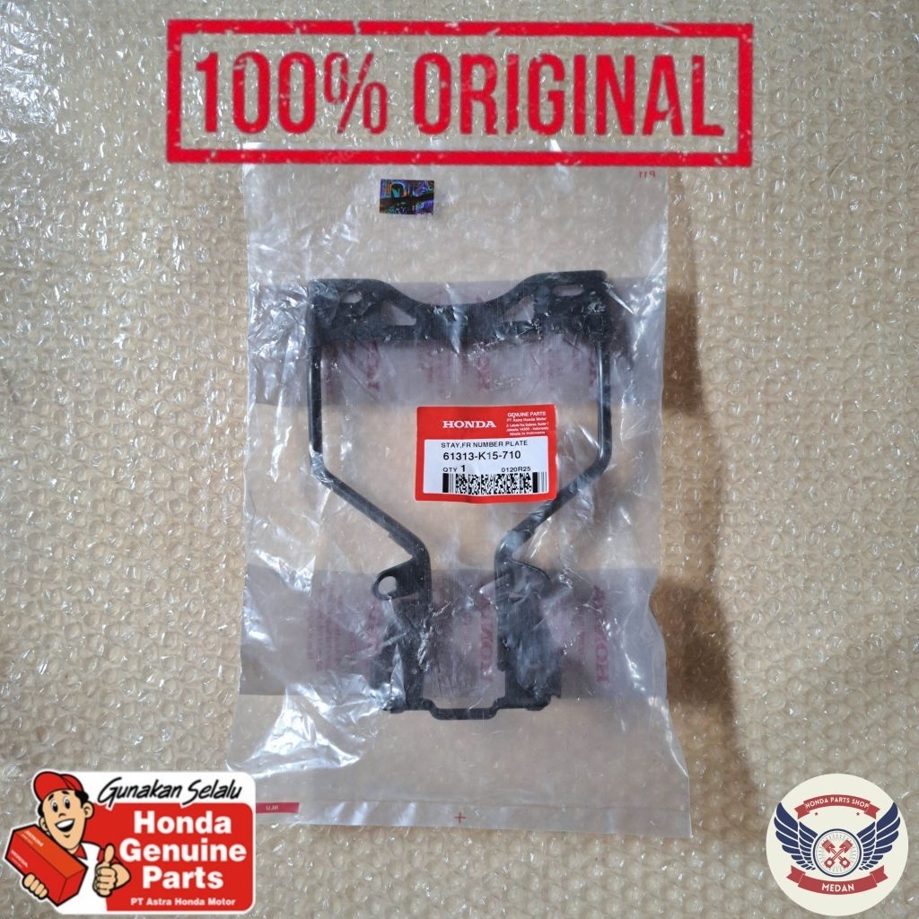 61313K15710 Bracket Dudukan Plat Nomor - CB150R CB 150 R Led New K15P 2021 - Sekarang V4 Up Side Dow