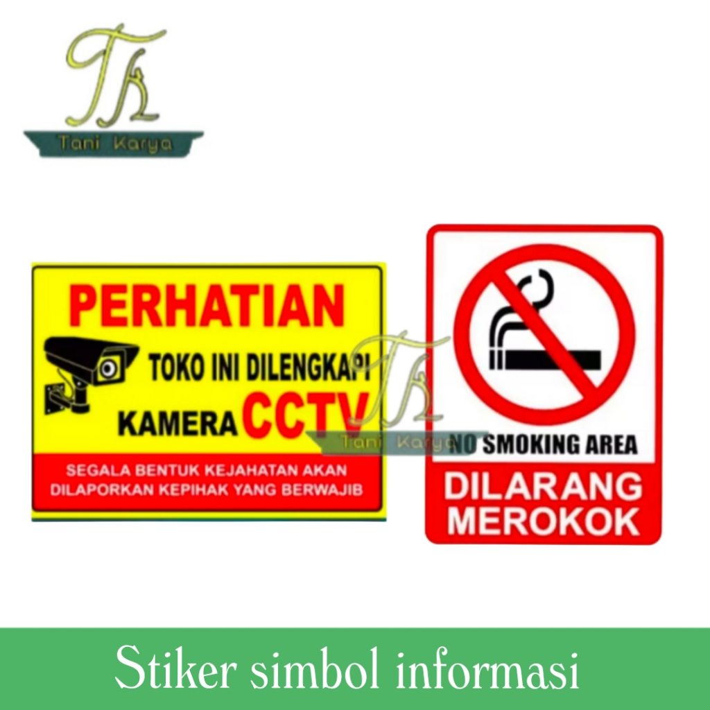Stiker Simbol Informasi