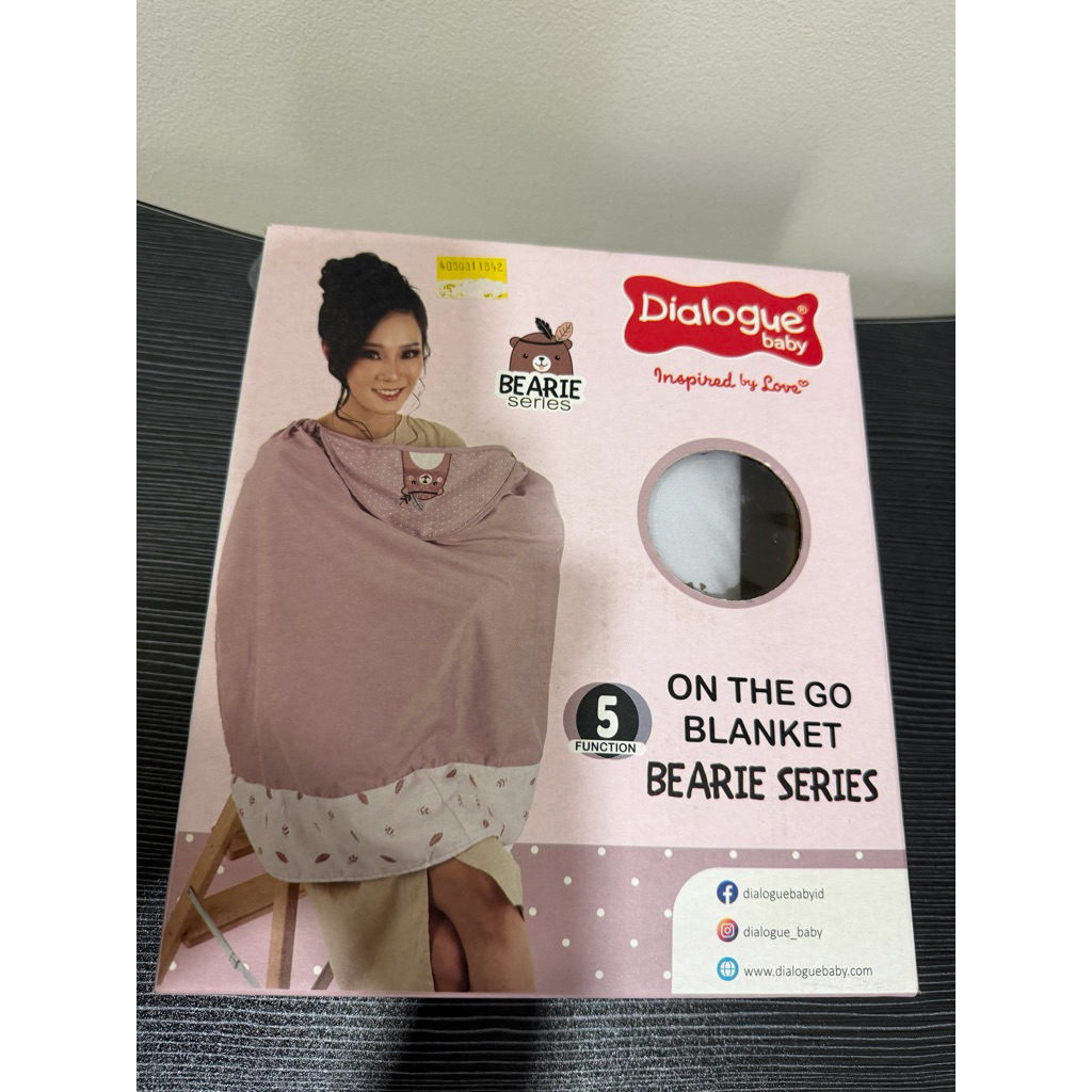 Dialogue Baby On The Go Blanket Selimut Bedong Bearie Series