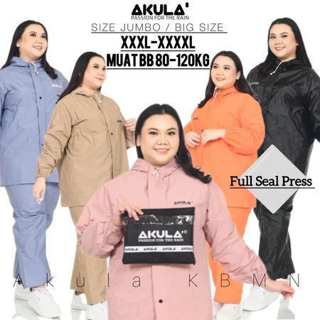 Jas Hujan Akula Jumbo Pria Wanita Full Seal Jas Hujan Akula Jumbo