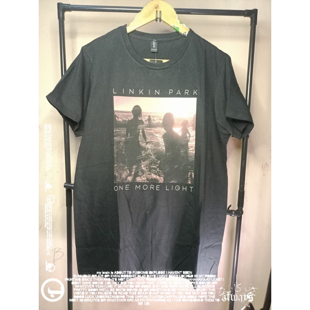 T-SHIRT ORIGINAL MERCHANDISE LINKIN PARK ONE MORE LIGHT