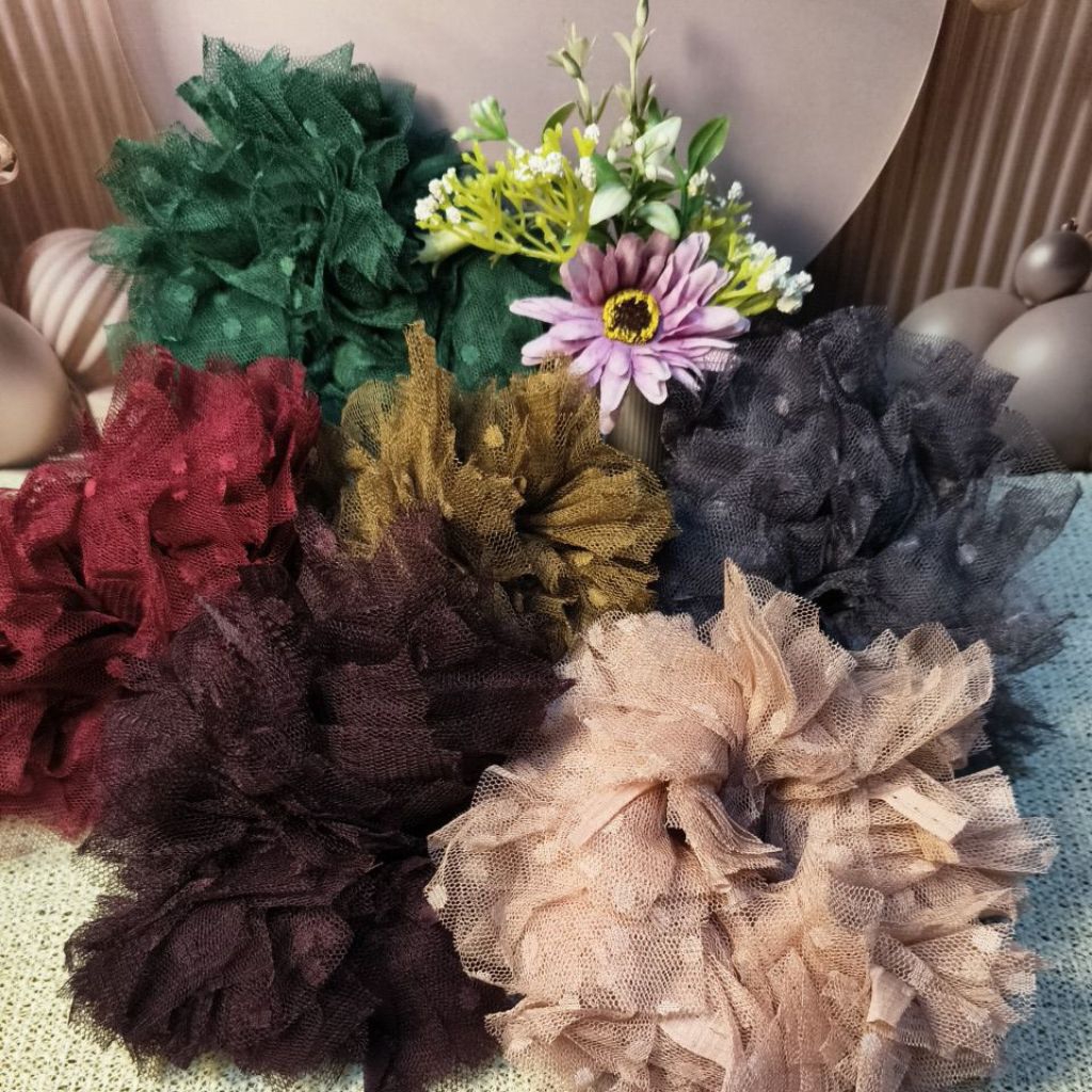 CEPOL TILE JUMBO / SCRUNCHIE HIJAB PREMIUM JUMBO