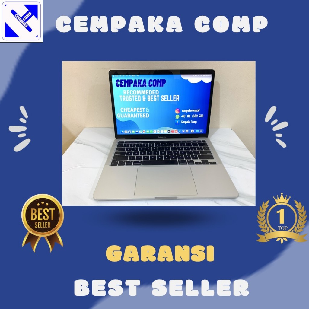 Macbook Pro Retina 13 2020 Apple M1 16GB SSD 256GB GARANSI