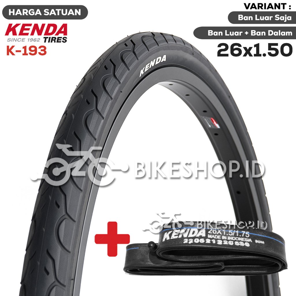 Ban Luar Sepeda KENDA KWEST Ukuran 26 x 1.50 Mini/MTB 26x150 K-193 | High Quality