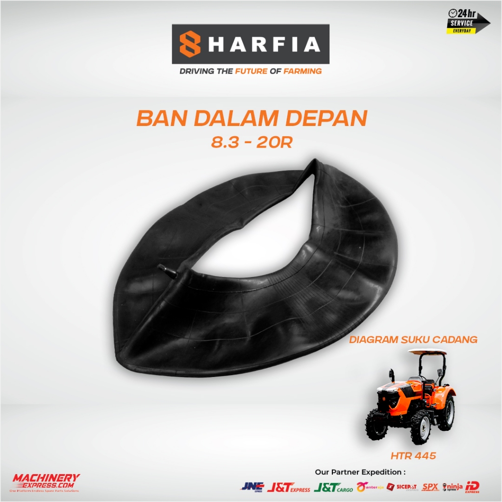 HARFIA | Ban Dalam Depan 8.3 - 20R Traktor Roda 4 | Spare Part