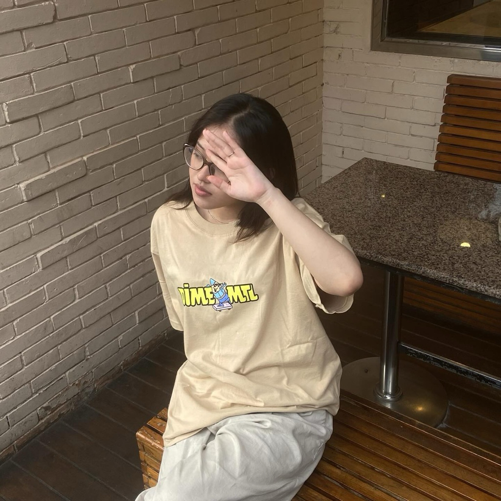 DIME CRAYON S/S TSHIRT SAND DIME