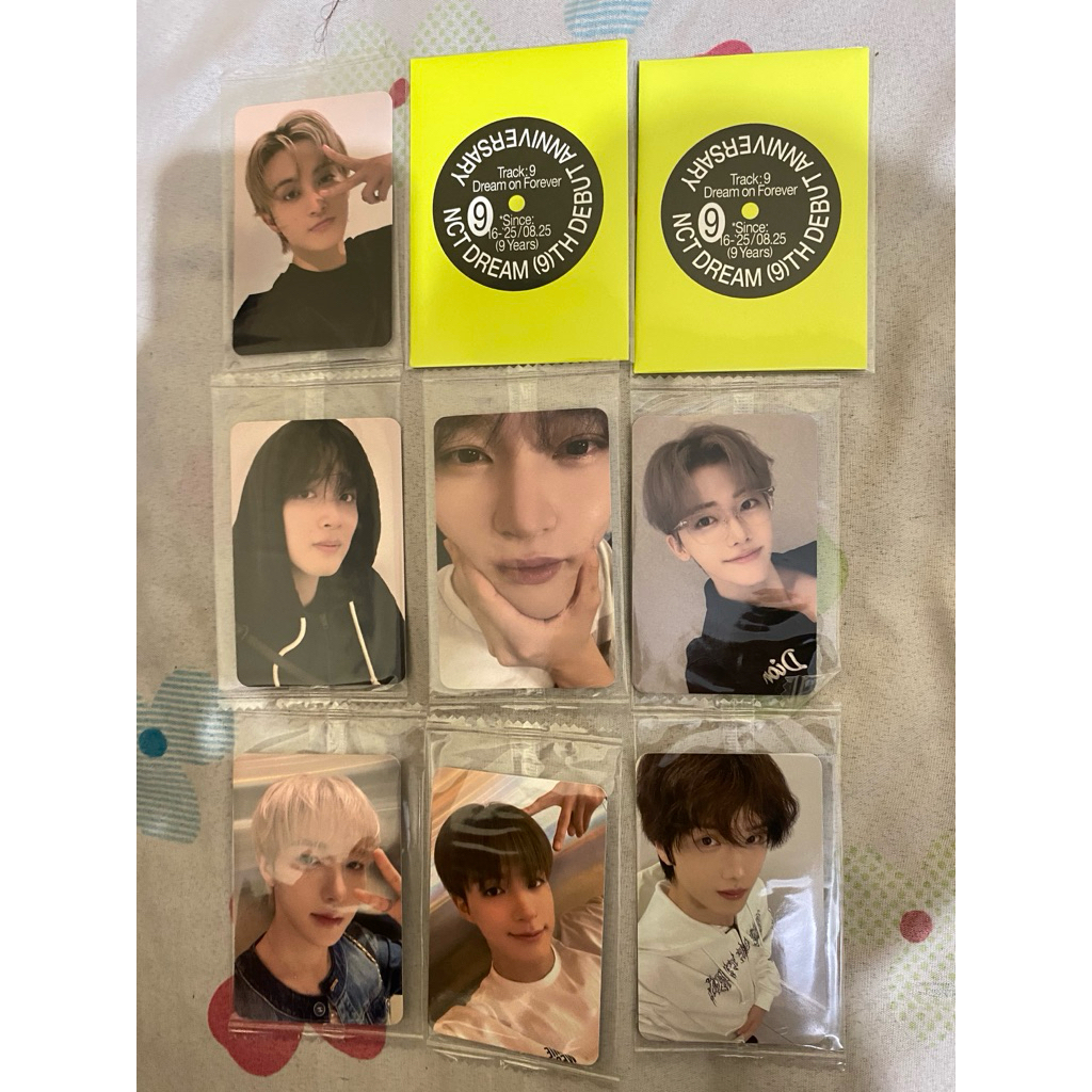 PC Ktown Vce BTTF Nct Dream Chenle Zoom Haechan Hoodie Lucky Card 9th Anniversary NCT Dream Mark Hae