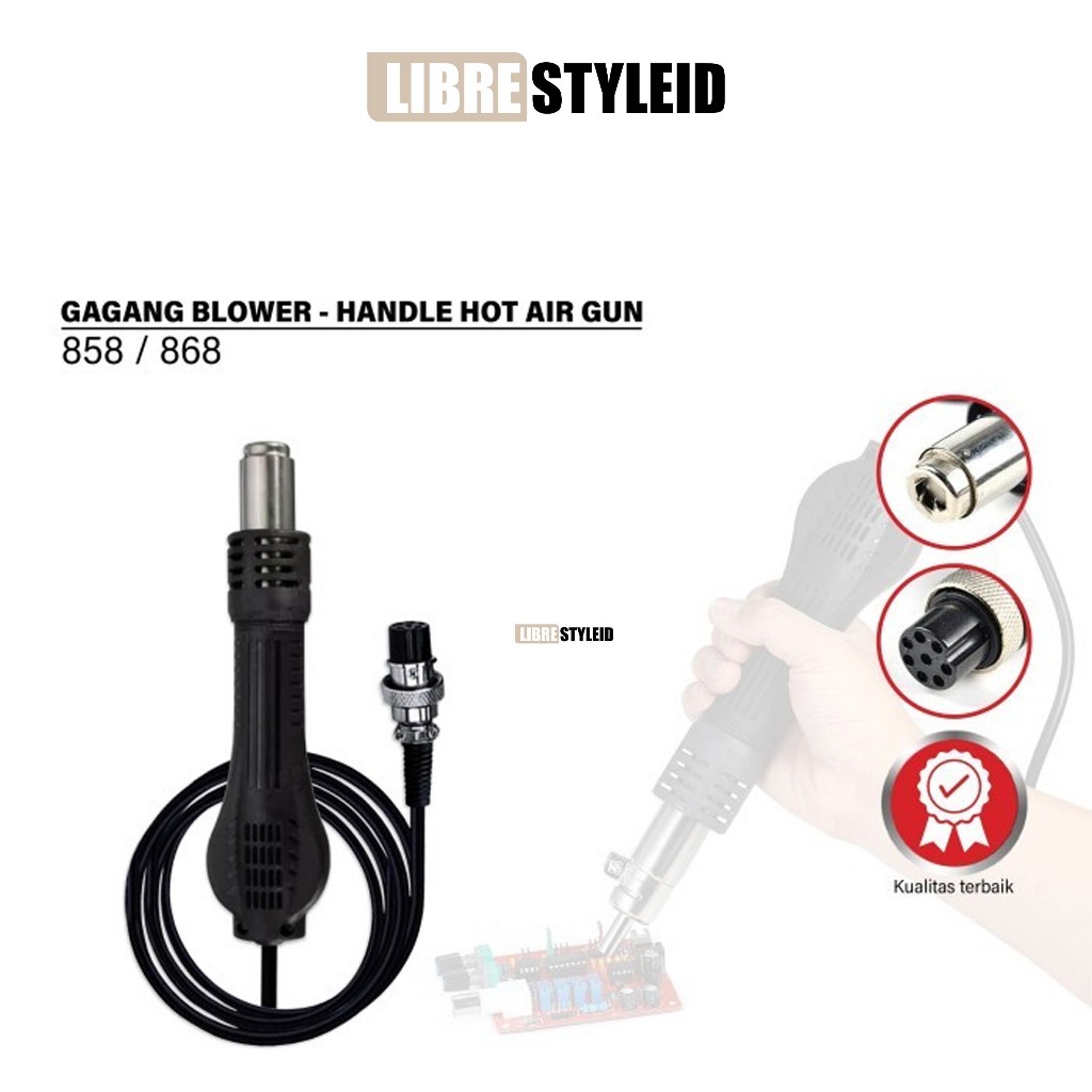 YAXUN 858/868 – Gagang Blower & Solder Uap
