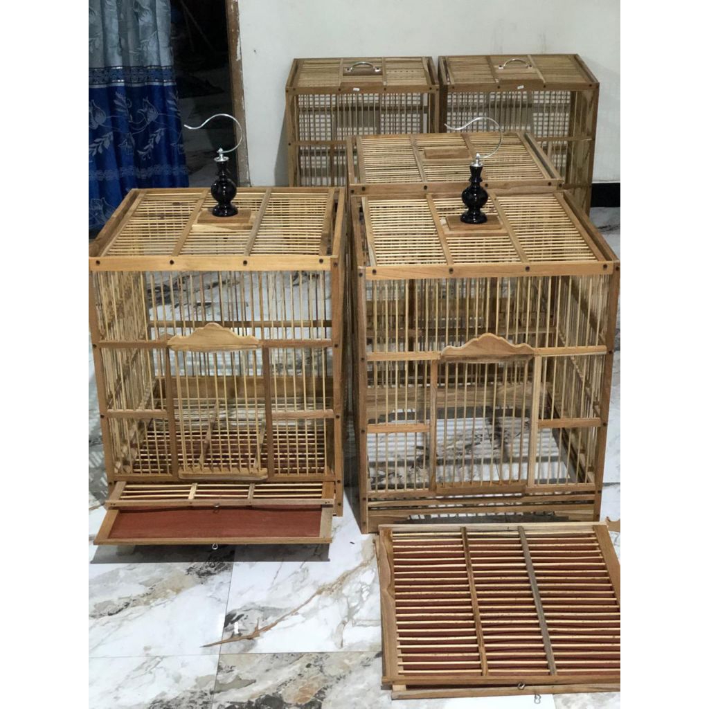 SANGKAR KOTAK JEMURAN/GANTUNG UNTUK SANGKAR AYAM HUTAN/SANGKAR BEKISAR/SANGKAR BURUNG BEO/SANGKAR PU