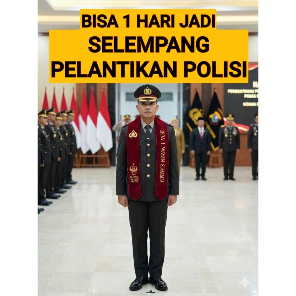 SELEMPANG PELANTIKAN POLISI ,POLRI,POLDA ,SELEMPANG IPDA/BRIPDA/ BRIPTU / PAG/SPN,SIP