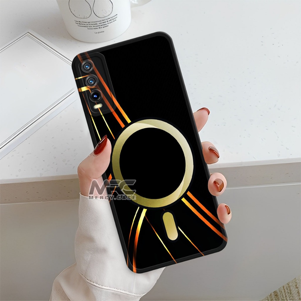 Mercycase Softcase HP Vivo Y12s Y20 Y20s Karakter Silikon Case Procamera Casehp Bumper Cover HP - 21