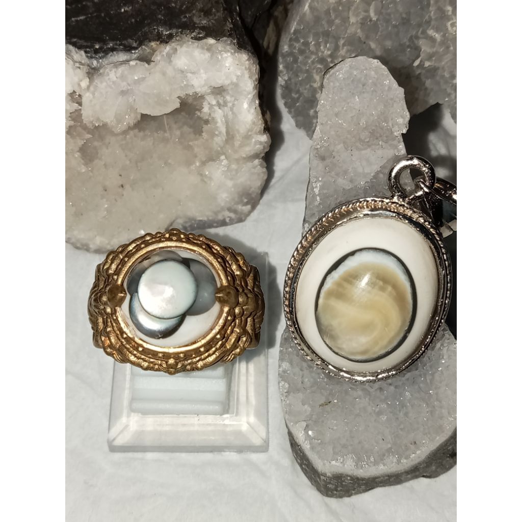 Natural Batu Mstka mutiara laut