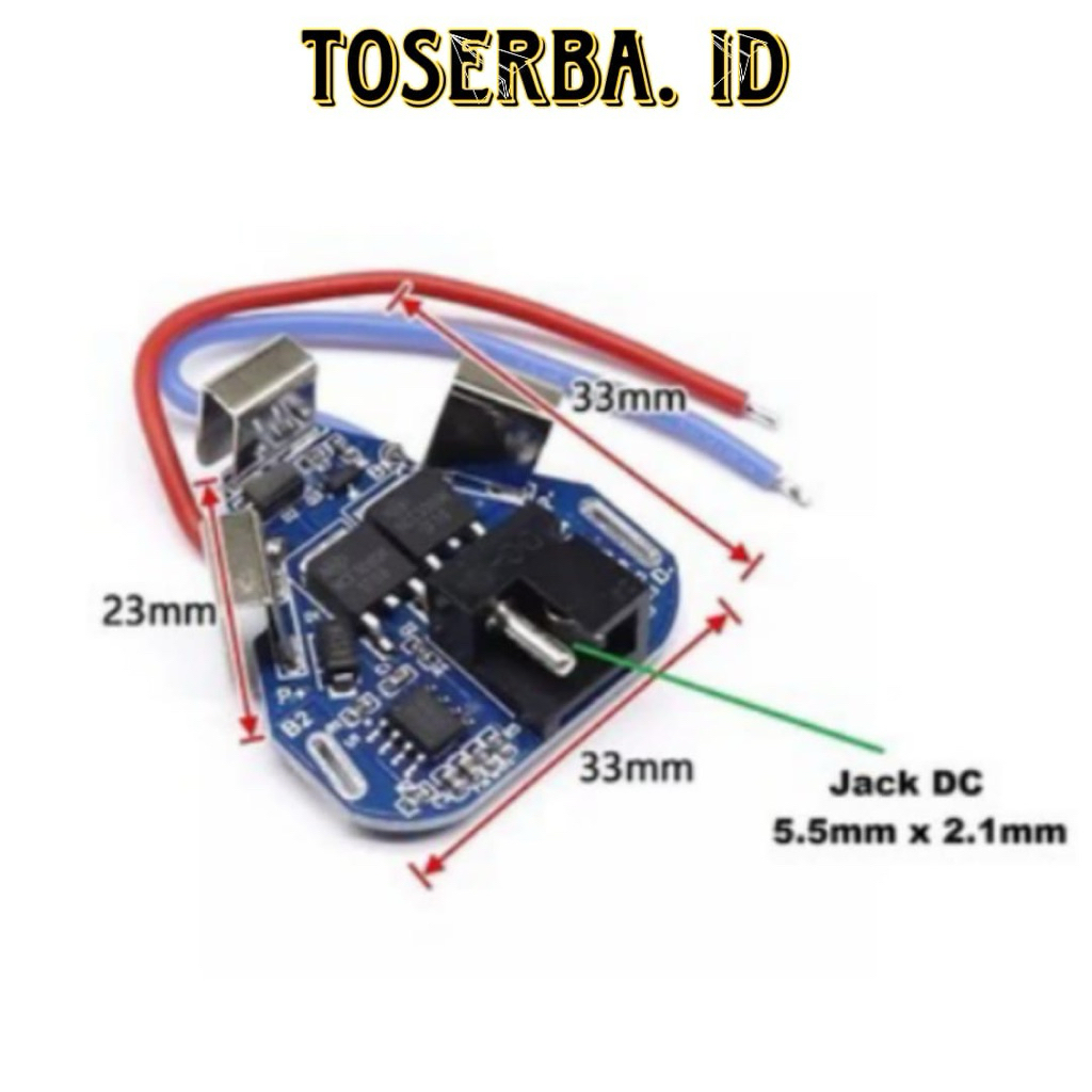 BMS BATERAI BOR 12V 3S 2MOSS PAPAN BMS BATERAI 12VOLT UNIVERSAL UNTUK BERBAGAI MERK