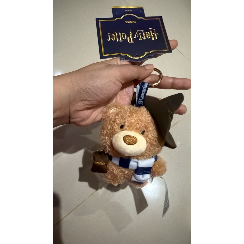 bag charm ravenclaw bear miniso