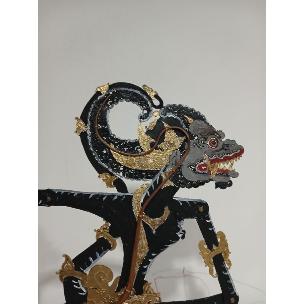 Wayang kulit asli anoman hitam / suwedha