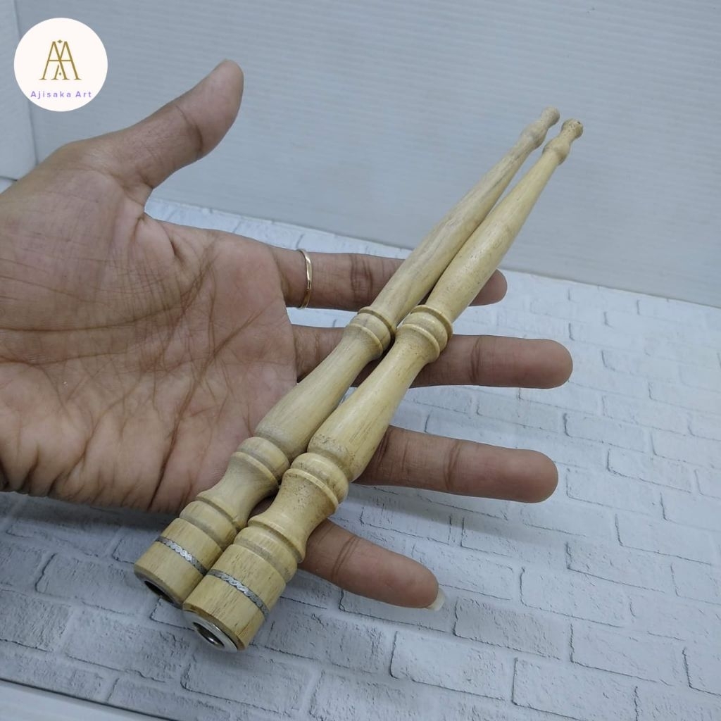 AJISAKA_ART | pipa once / once cangklong varian bubutan kayu kopi