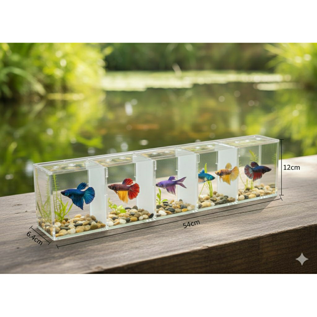 SOLITER / SOLITER AKRILIK / AQUARIUM MINI / AQUARIUM AKRILIK / SOLITER CUPANG / CUPANG