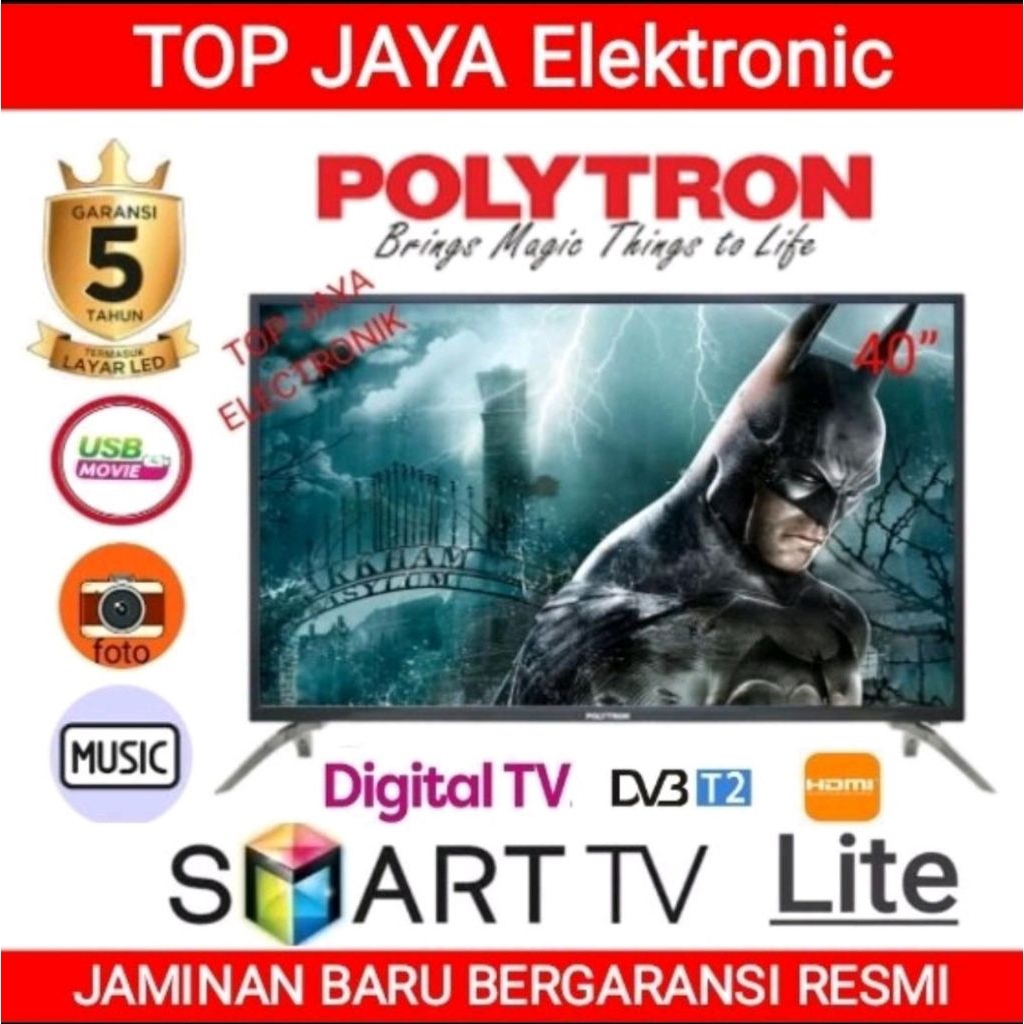 SMART TV POLYTRON 40 INCH NEW SERIES/SMART TV 40 INCH POLYTRON NEW SERIES