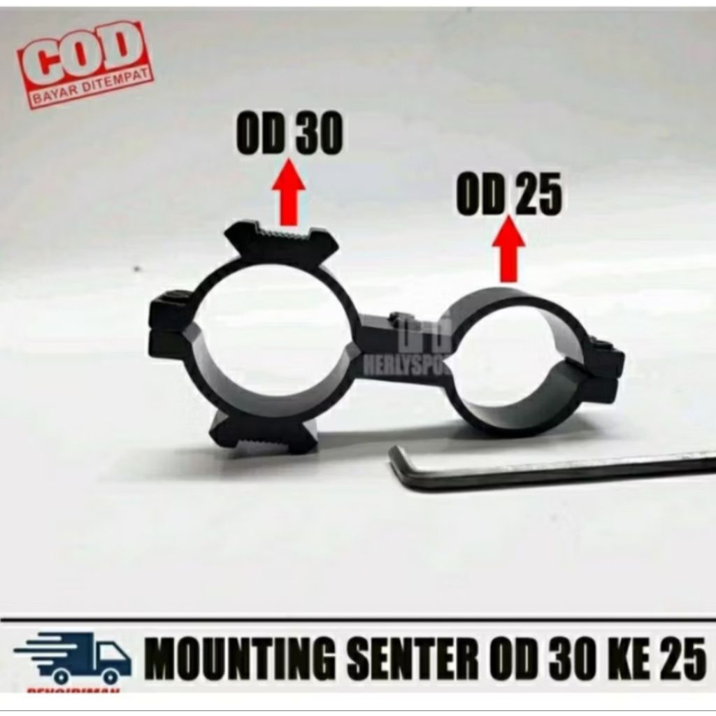 COD READY STOK Mounting Laser Mounting Senter TeleskopOD 25 30 dan 25 25