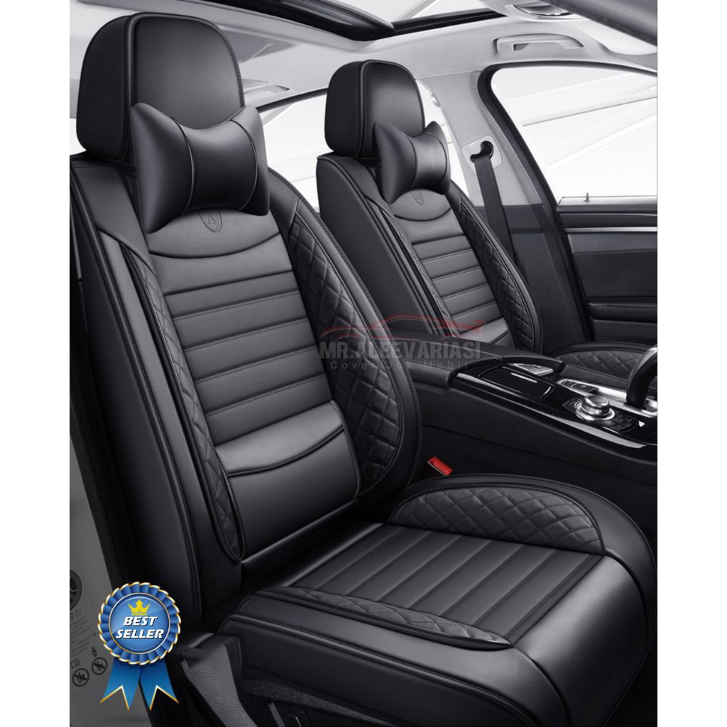Sarung Jok Mobil Avanza Veloz 2012 2013 Fullseat 3 Baris Depan - Belakang Dan Full Busa
