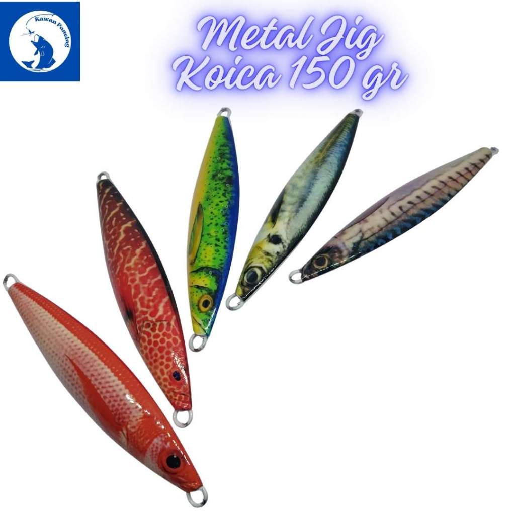 Metal Jig 150 Gram Koica Decal Full GID