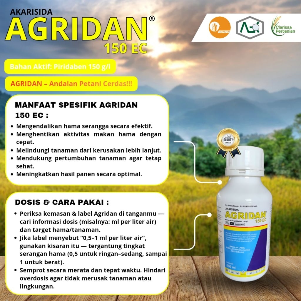 AKARISIDA
AGRIDAN

150 EC