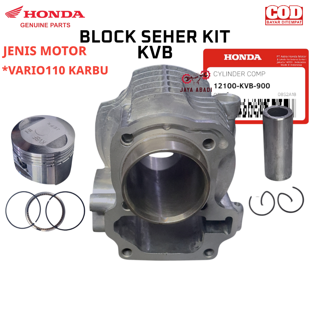 Block Seher + Piston Vario Karbu / Vario Techno 110