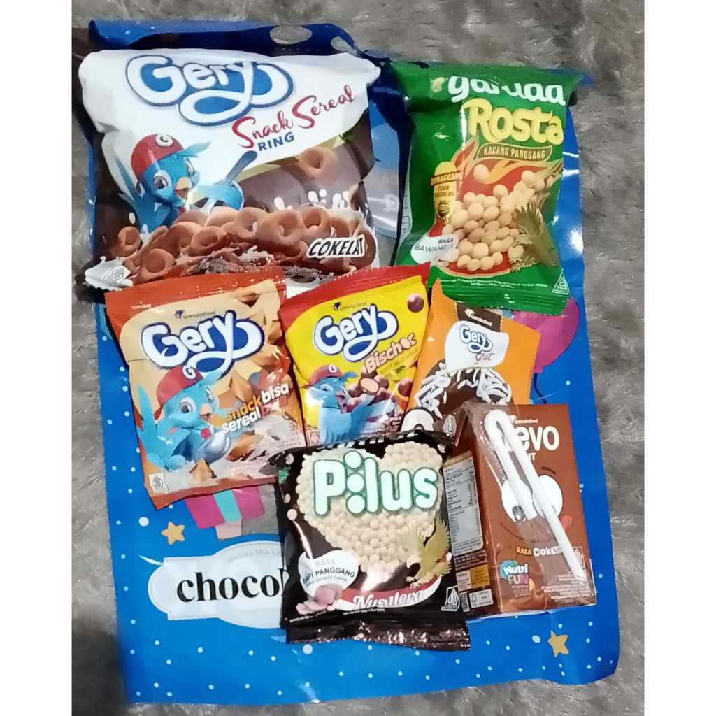 COD GROSIR MINIM 5PAKET READY SIAP KIRIM PAKET SNACK GARUDA FREE SUSU CLEVO LKS/HAMPERS