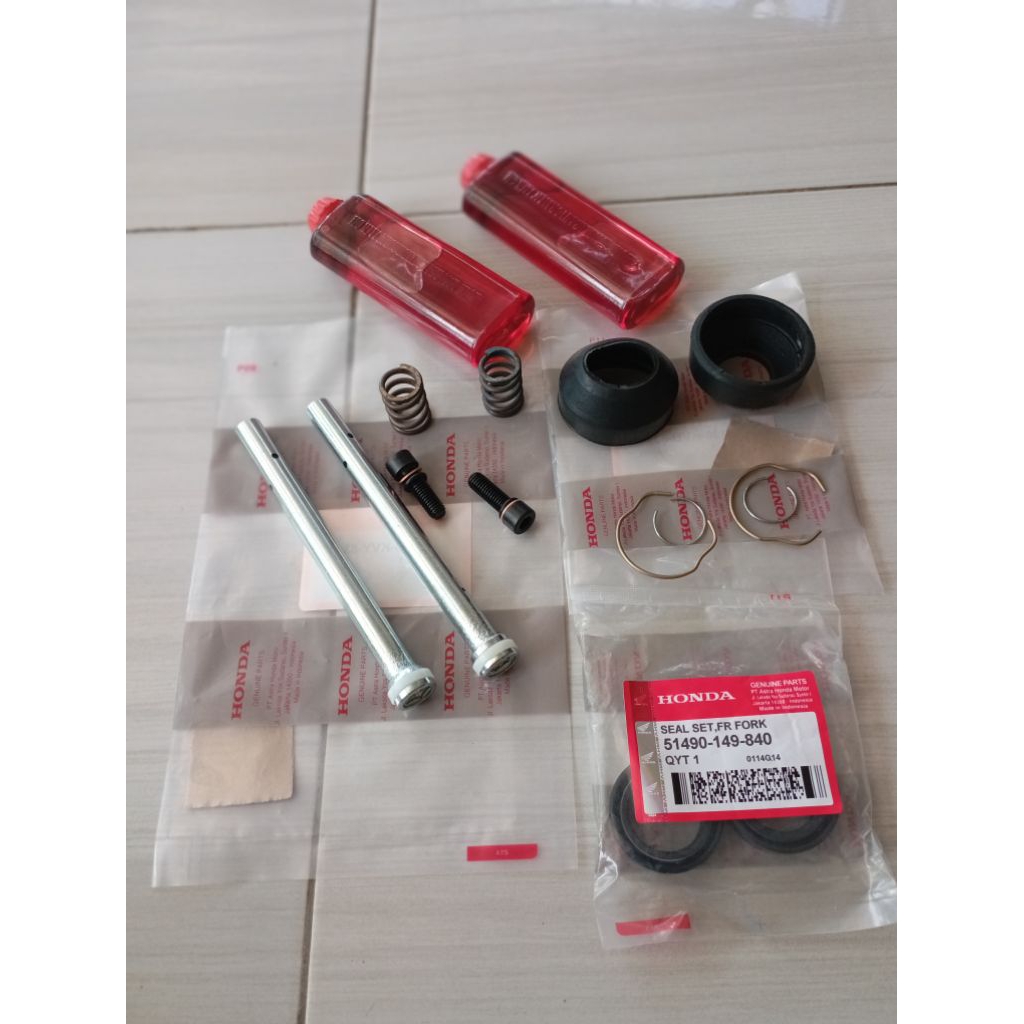 PAKET SULING AS SHOCK SEAL SOK OLI SHOCK SEAL TUTUP ABU HONDA VIN GL PRO GL MAX GL 100