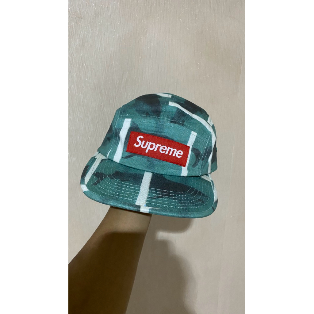 Supreme 5 panel shark camo ss25