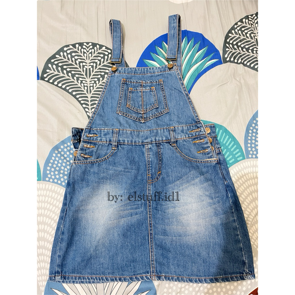 PRELOVED || OVERALL JEANS