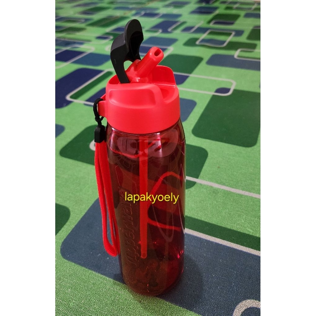 botol minum h2go 750ml with straw tupperware