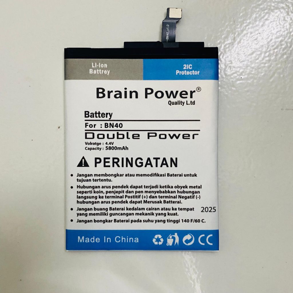 Batre Baterai Battery Redmi 4 Pro / 4 Prime  Double Power BN40 | 5800mAh BN-40