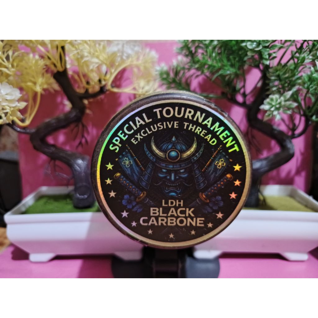 Gelasan Matot LDH Black Carbone Bahan Abu Monster Size 0.23 Klos 6000 Yard