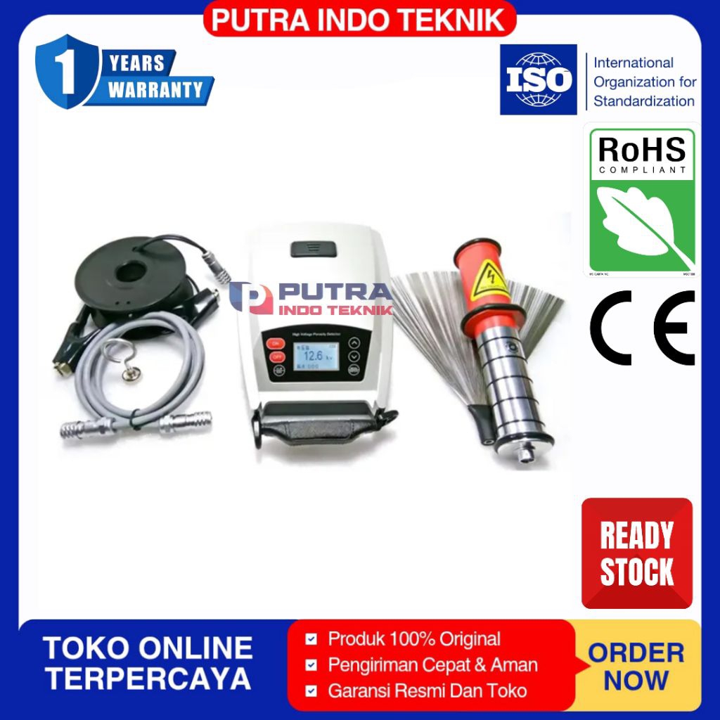 Holiday Detector KD-6DJ Holiday Meter Pinhole Tester Gauge Leak Detector