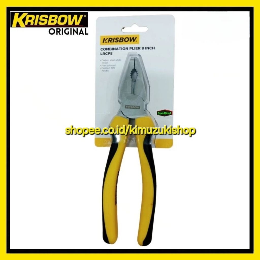 Krisbow Tang Kombinasi 8 inch || Combination Plier 8 inch
