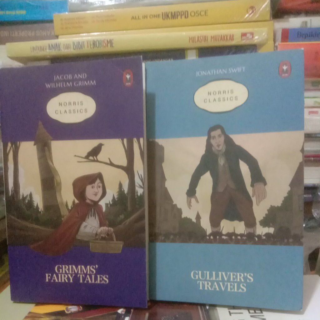 buku norris classics grimms fairy tales ,dan gulliver,s travels