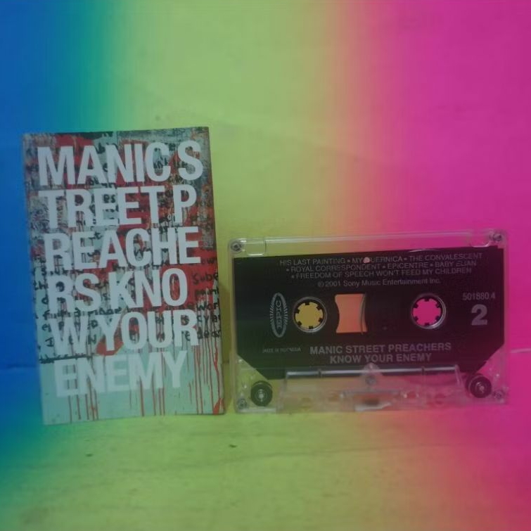 kaset MANIC STREET PREACHERS know your enemy BAGUS mulus KAKU