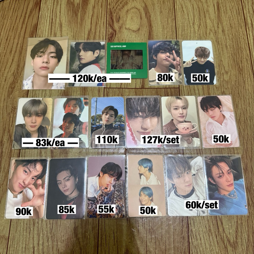 CLEARANCE SALE BTS NCT Dream 127 Enhypen Taehyung Jaemin Jaehyun Taeyong Jay Mark Chenle photocard p
