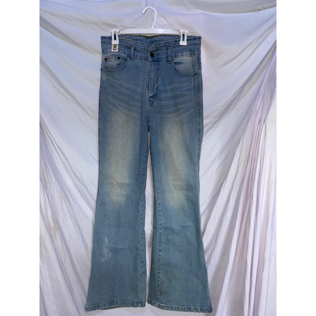 Preloved Celana Cutbray Jeans Jiniso (Baca Deskripsi)