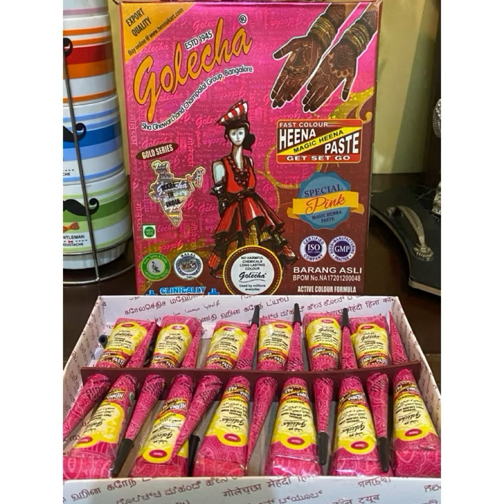 [ ECERAN ] Golecha henna special pink / golecha henna instan