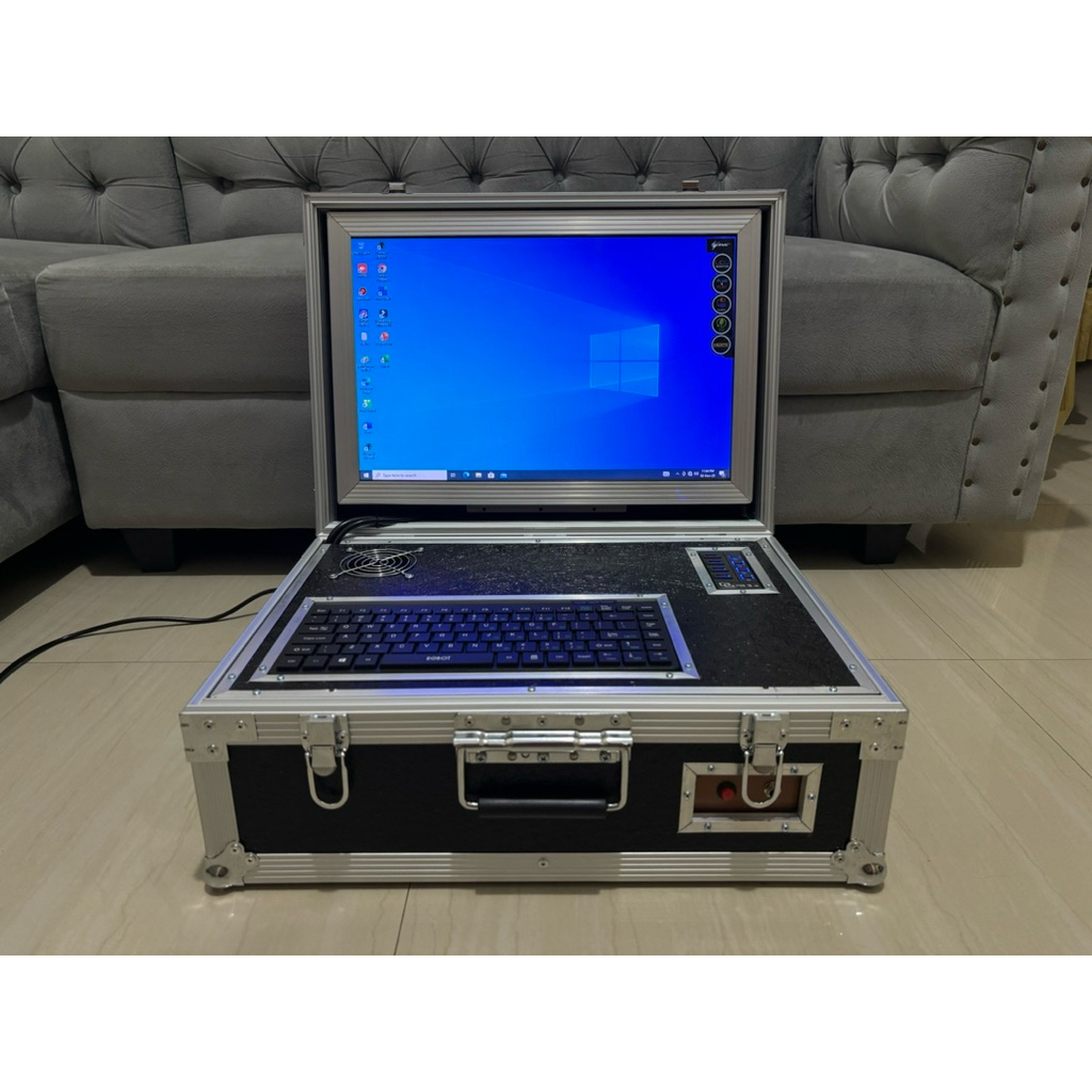 VMIX 2CH INPUT HDMI PAKAI HARDCASE KOPER VMIX BAHAN RESIN+LCD 22”