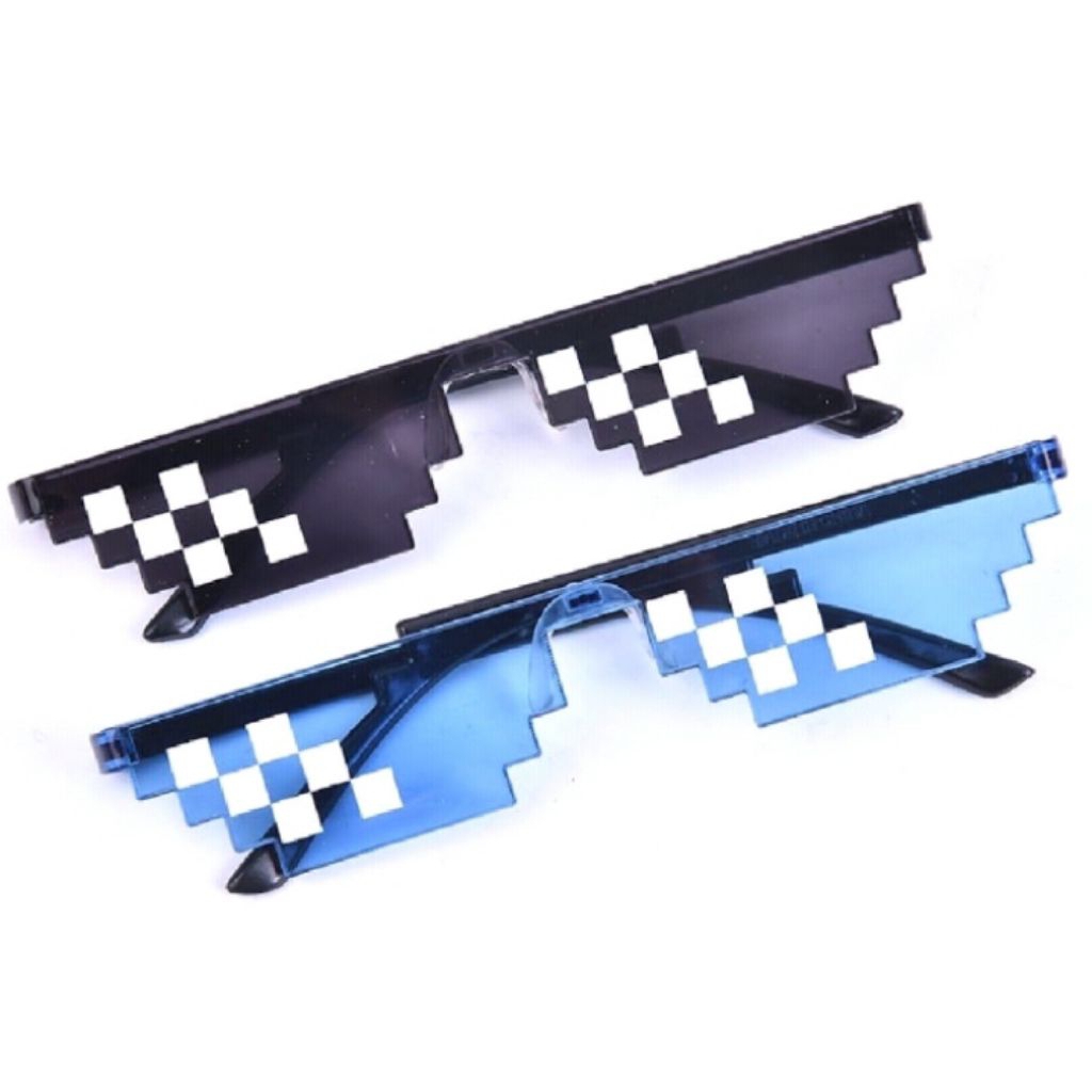 PROMO Kacamata Minecraft / Kacamata Thug Life / Kacamata Viral Tik Tok / Kacamata Pixel Minecraft
